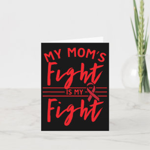 Carte Mon combat de maman est ma lutte contre le cancer