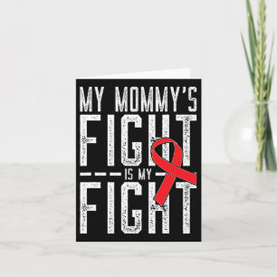 Carte Mon combat de maman est ma lutte contre le cancer