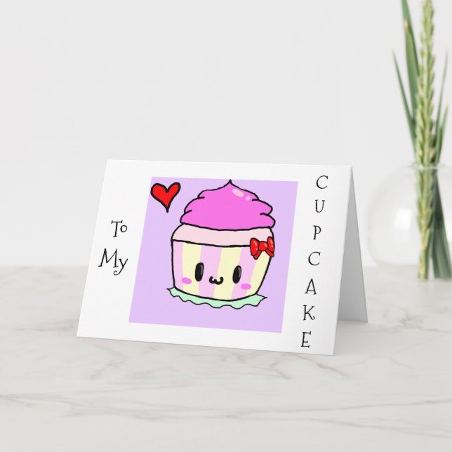 CARTE MON CUPCAKE-PERSONNE N'EST PLUS DOUX QUE "VOUS" AN (Devant)