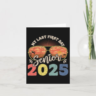 Carte Mon dernier premier jour Senior 2025 Retour à l'éc