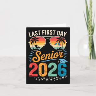 Carte Mon Dernier Premier Jour Senior 2026 Retour À L'Éc