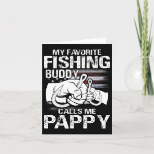 Carte Mon Épouse De Pêche Préférée M'Appelle Pappy