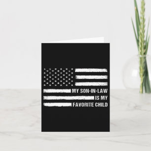 Carte Mon Fils En Droit Est Mon Enfant Favori Drapeau Am