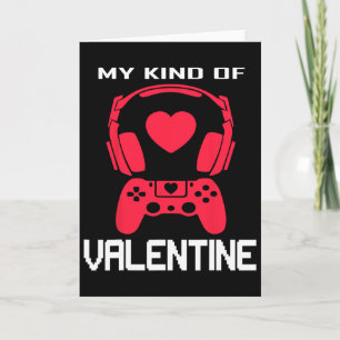 Carte Mon genre de jeu vidéo de la Saint-Valentin Contro