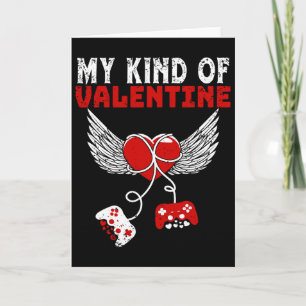 Carte Mon genre Valentines Joueur Valentines Jeu Jouer H
