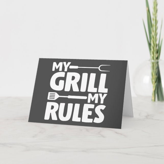 Carte Mon Grill Mes règles (Devant)