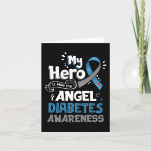 Carte Mon Héros Est Maintenant Mon Angel T1D Sensibilisa