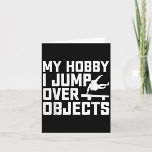 Carte Mon Hobby Je Saute Sur Objets - Parkour Traceur Gr