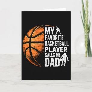 Carte Mon Joueur De Basket Favori M'appelle Papa Fête De