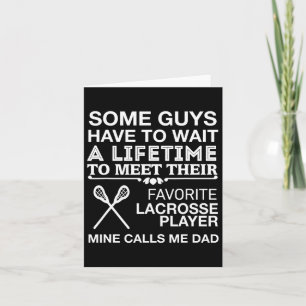 Carte Mon Joueur De Crosse Préféré M'Appelle Papa Fier