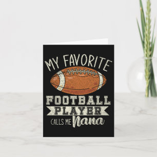 Carte Mon Joueur De Football Préféré M'Appelle Nana Gran