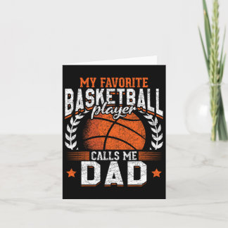 Carte Mon Joueur favori Bysketbyll Me Appelle Papa Byske