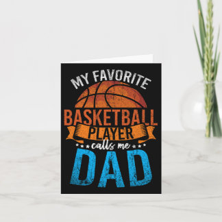 Carte Mon Joueur favori Bysketbyll Me Appelle Papa Byske