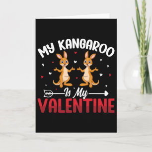 Carte Mon kangourou est ma Saint-Valentin - Amoureux des