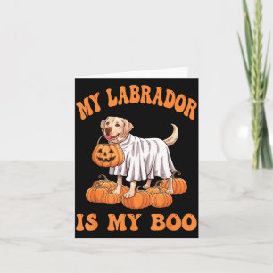 Carte Mon Labrador est mon chéri chien Labrador fantôme