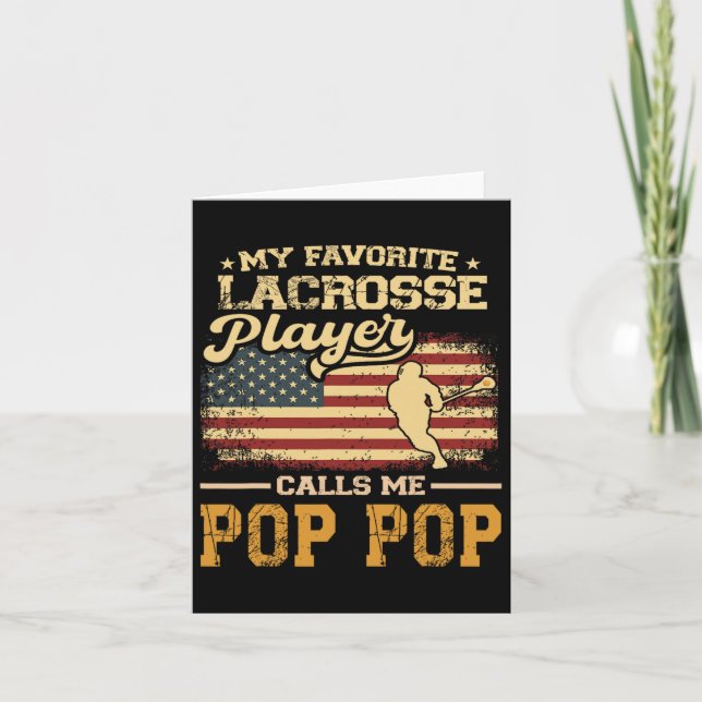 Carte Mon Lecteur De Crosse Préféré M'Appelle Pop Pop Us (Devant)