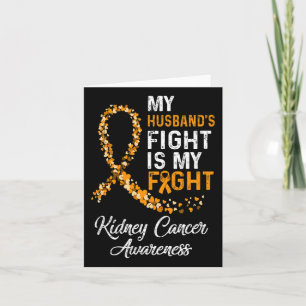 Carte Mon Mari Combat Mon Lutte Contre Le Cancer Du Rein
