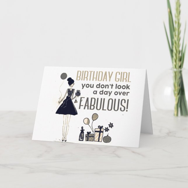 CARTE MON MEILLEUR AMI EST *FABULEUX** ANNIVERSAIRE (Devant)