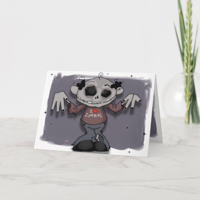 Carte Mon père aime les zombies (Devant)