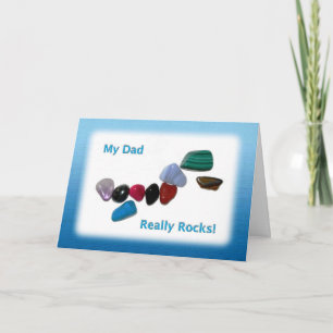 Carte Mon père Rocks Vraiment