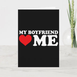 Carte Mon petit ami m'aime, je suis mon petit ami Bf Val
