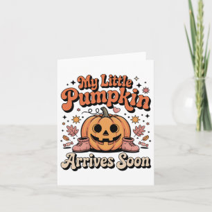 Carte Mon Petit Citrouille Arrive Bientôt Halloween Ence