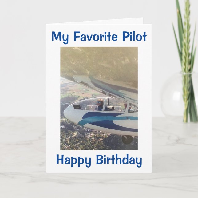 CARTE "MON PILOTE FAV" FAITES CE QUI VOUS REND HEUREUX A (Devant)