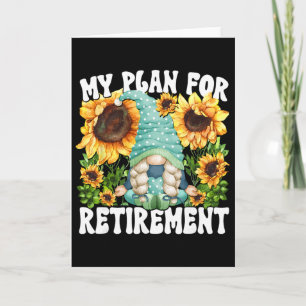 Carte Mon Plan De Retraite Gnome Graphique Pour Femmes E