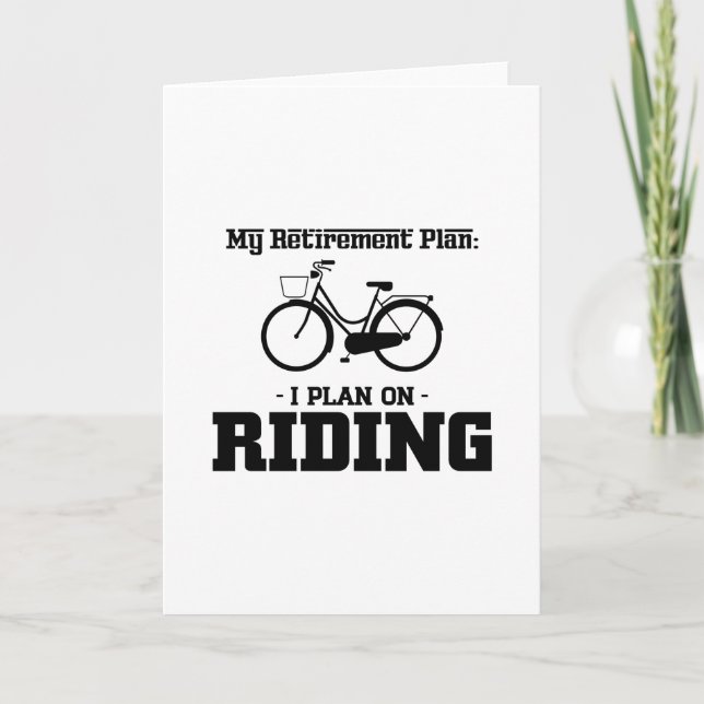 CARTE MON PLAN DE RETRAITE-I SUR L'ÉQUITATION (Devant)