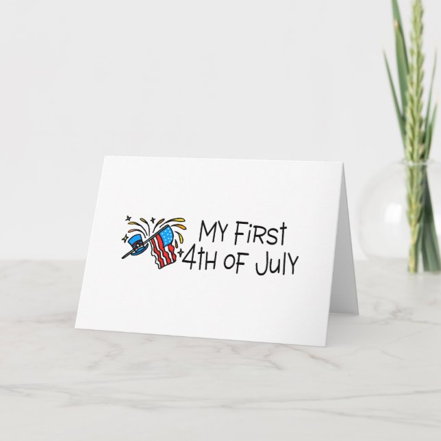 Carte Mon premier 4 juillet (Devant)