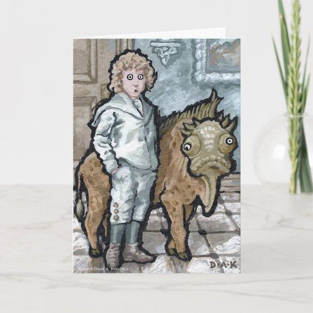 Carte Mon premier animal de compagnie #4 - Blanc à l'int (Devant)