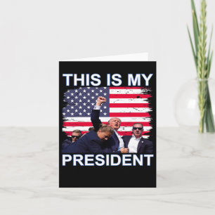 Carte Mon Président Trump aux élections de 2024
