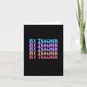 Carte Mon professeur