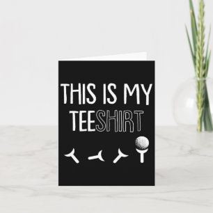 Carte Mon Tee Fête des pères Golf Sport Pun Golf Golf Go