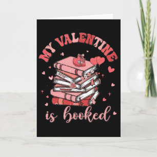 Carte Mon Valentin est Amoureux de la Lecture de Livres 