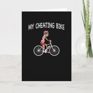 Carte Mon Vélo Électrique de Triche Cadeau de Vélo Élect