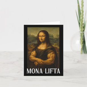 Carte Mona Lifta Bodybuilding Drôle cadeau