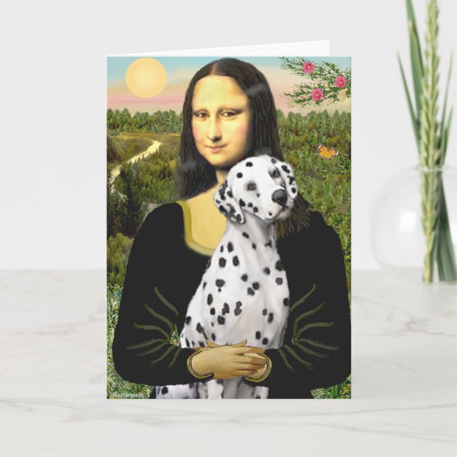 Carte Mona Lisa - Dalmatien (Devant)
