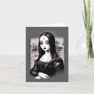 Carte Mona Lisa gothique