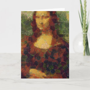 Carte Mona Lisa Lettuce Art fine Cuillère végétale