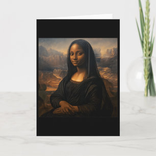 Carte Mona Lisa noire Mois de l'histoire des Noirs Junet