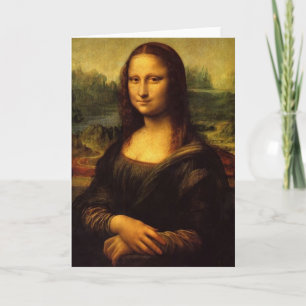 Carte Mona Lisa par Michelangelo Greeting Card