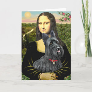 Carte Mona Lisa - Scottish Terrier #1