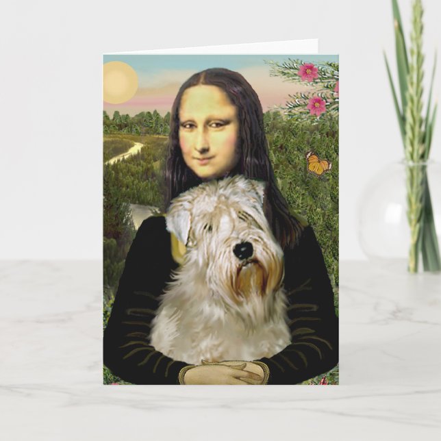 Carte Mona Lisa - Wheaten Terrier 1 (Devant)
