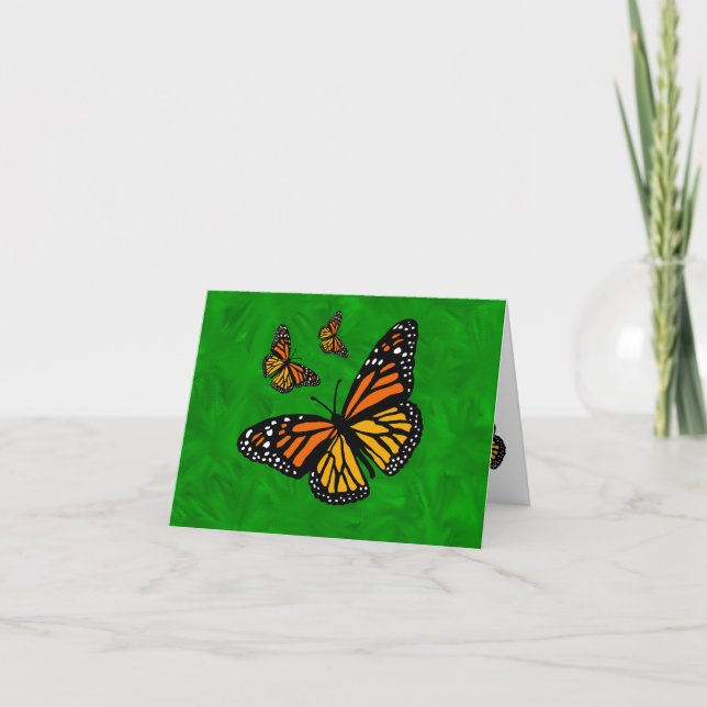 Carte Monarque Butterflies (Devant)