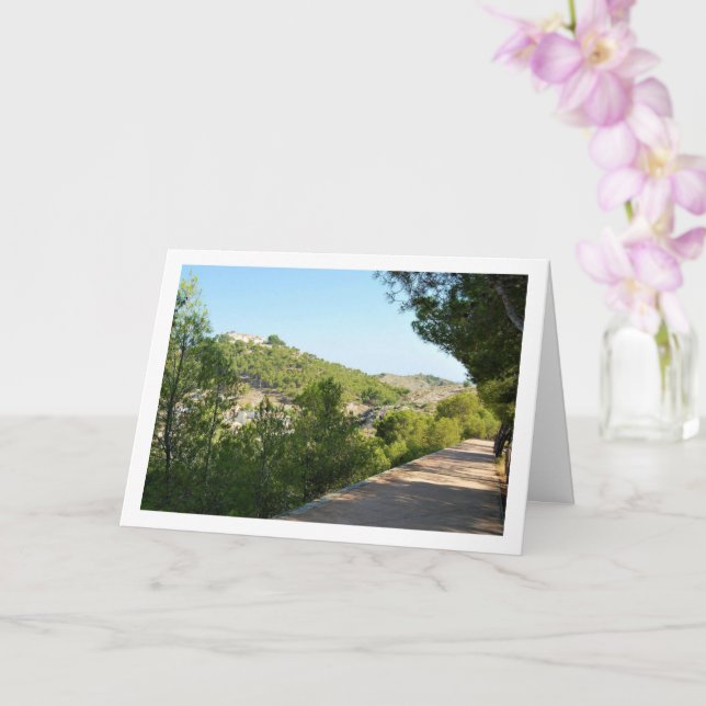 Carte Monastère de San Miguel au-dessus de la ville de L (Orchidée)