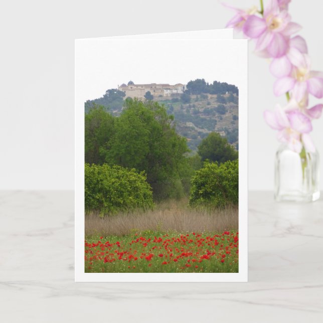 Carte Monastère de San Miguel au-dessus de Poppy Field C (Orchidée)