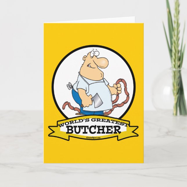CARTE MONDE LE PLUS GRAND BUTCHER HOMMES CARTOON (Devant)