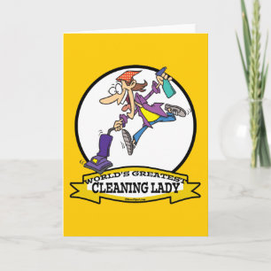 CARTE MONDE LE PLUS GRAND NETTOYAGE LADY II DESSIN FEMME