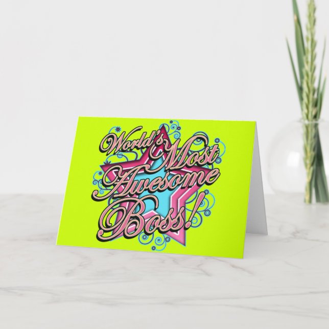 Carte Mondes Les Boss les plus géniaux (Devant)